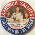1969 Apollo XI Moon Landing Pin — NOS America Salutes First Men on the Moon
