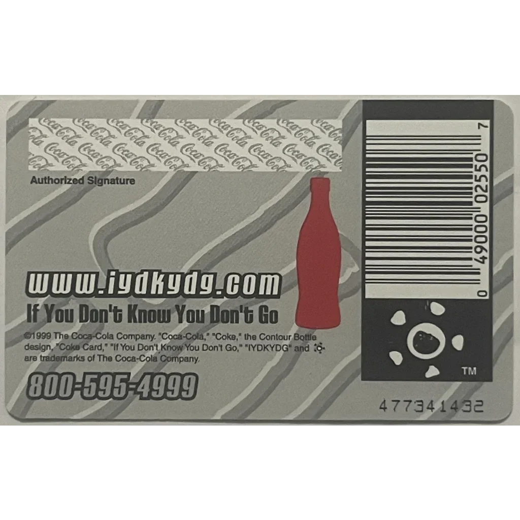 1999 Coca‑Cola Regional Promo Credit Card with Accordion Fold‑Out | Factory Boxed NOS