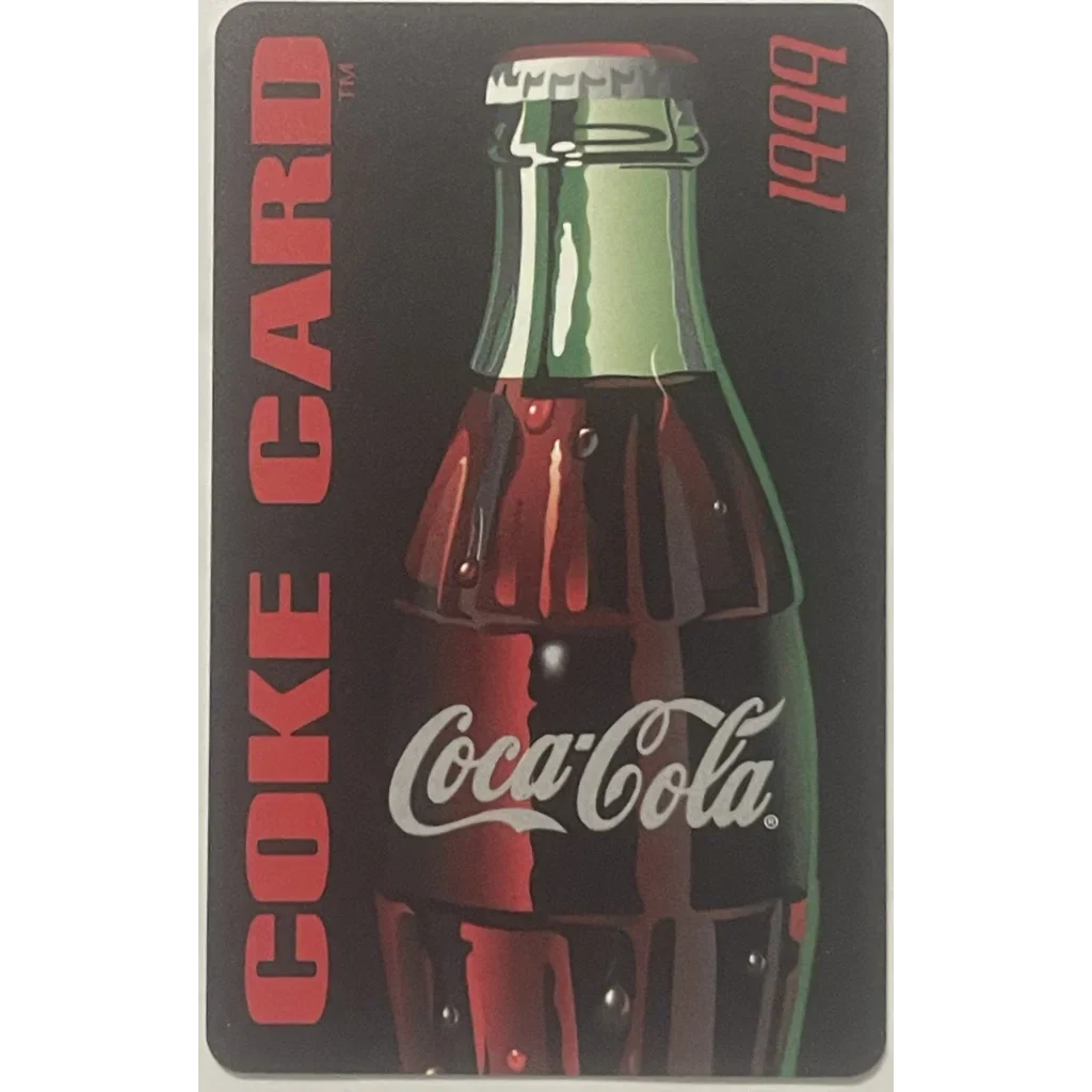 1999 Coca‑Cola Regional Promo Credit Card with Accordion Fold‑Out | Factory Boxed NOS