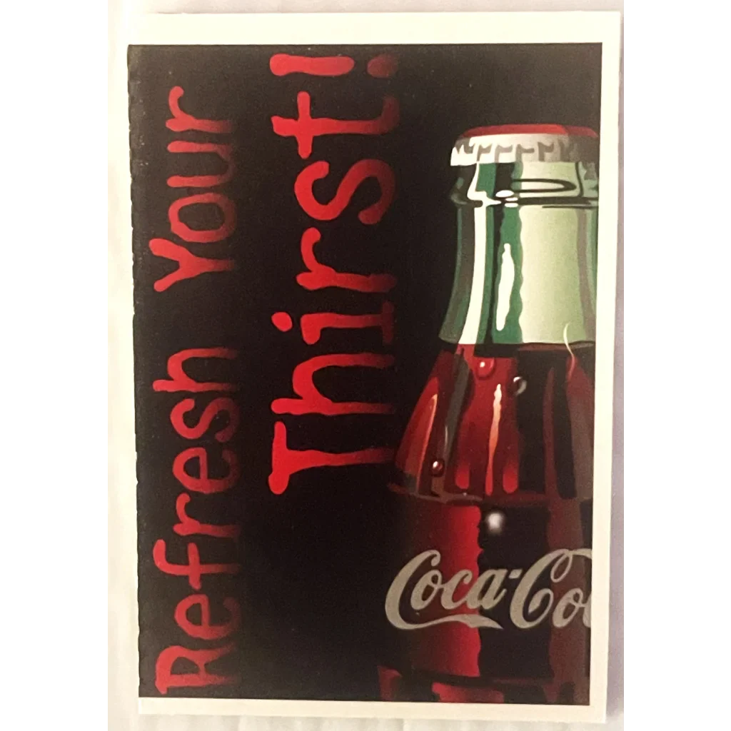 1999 Coca‑Cola Regional Promo Credit Card with Accordion Fold‑Out | Factory Boxed NOS