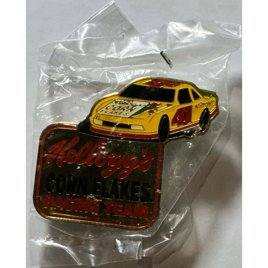 1990s Terry Labonte Kellogg’s Corn Flakes Racing Team Pin — NOS NASCAR Promo
