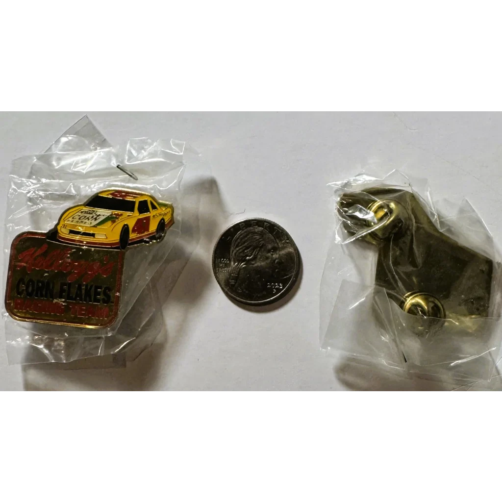 1990s Terry Labonte Kellogg’s Corn Flakes Racing Team Pin — NOS NASCAR Promo