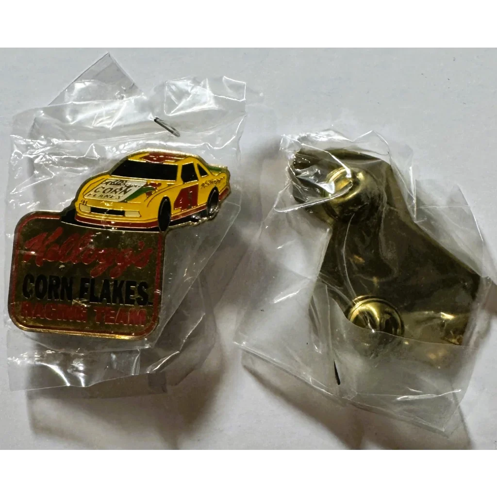 1990s Terry Labonte Kellogg’s Corn Flakes Racing Team Pin — NOS NASCAR Promo