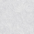Grey on White Vine Maze Cotton Wideback Fabric Per Yard