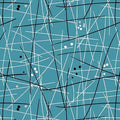 Blue Swizzle Stick Cotton Wideback Fabric Per Yard